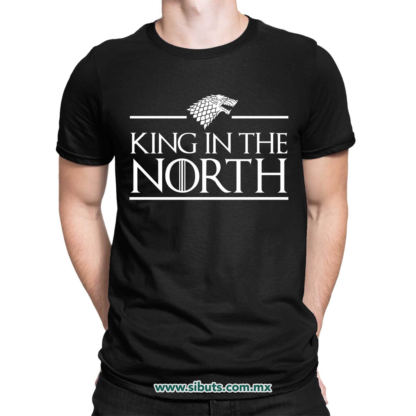Playera Hombre Game Of Thrones King In The North