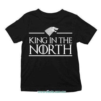 Playera Niño Game Of Thrones King In The North