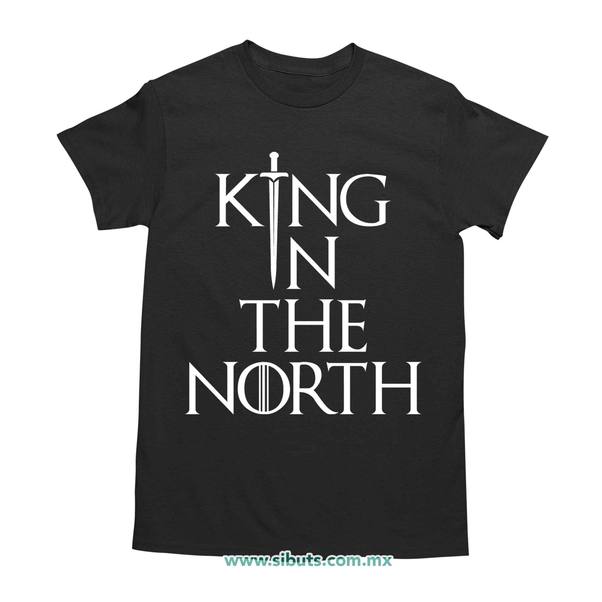 Playera Hombre Game Of Thrones King In The North Sword
