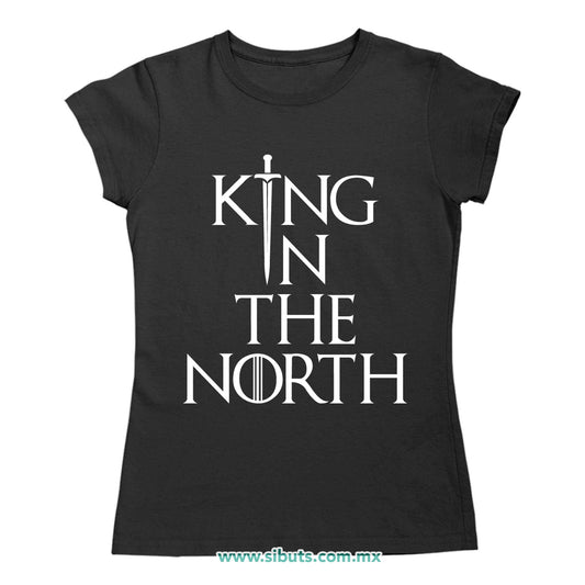 Playera Mujer Game Of Thrones King In The North Sword