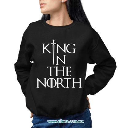 Sudadera Mujer Cuello Redondo Game Of Thrones King In The North Sword
