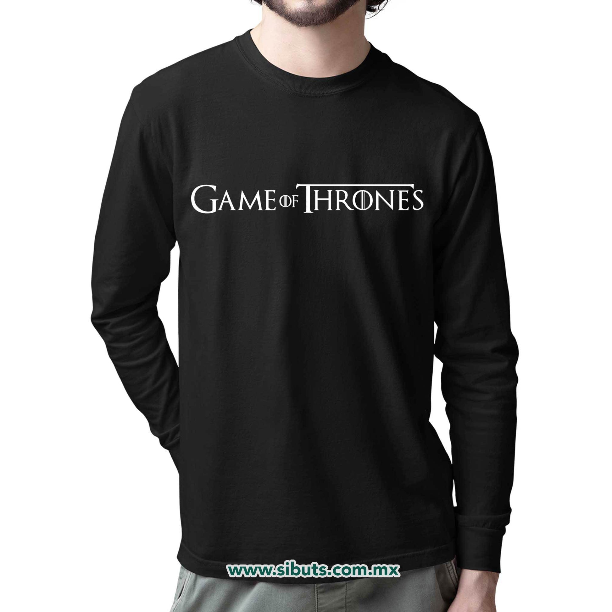 Playera Hombre Manga Larga Game Of Thrones