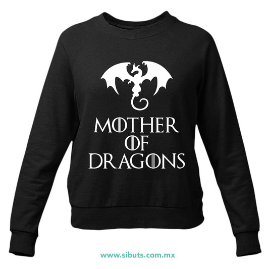 Sudadera Mujer Cuello Redondo Game Of Thrones Mother Of Dragons