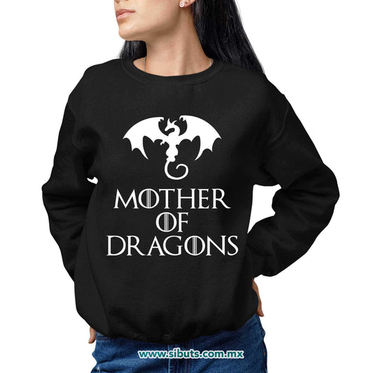Sudadera Mujer Cuello Redondo Game Of Thrones Mother Of Dragons