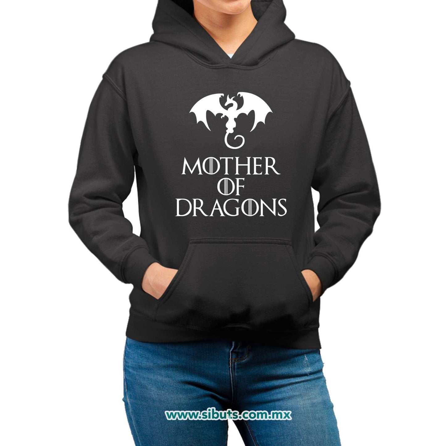 Sudadera Mujer Gorro Game Of Thrones Mother Of Dragons