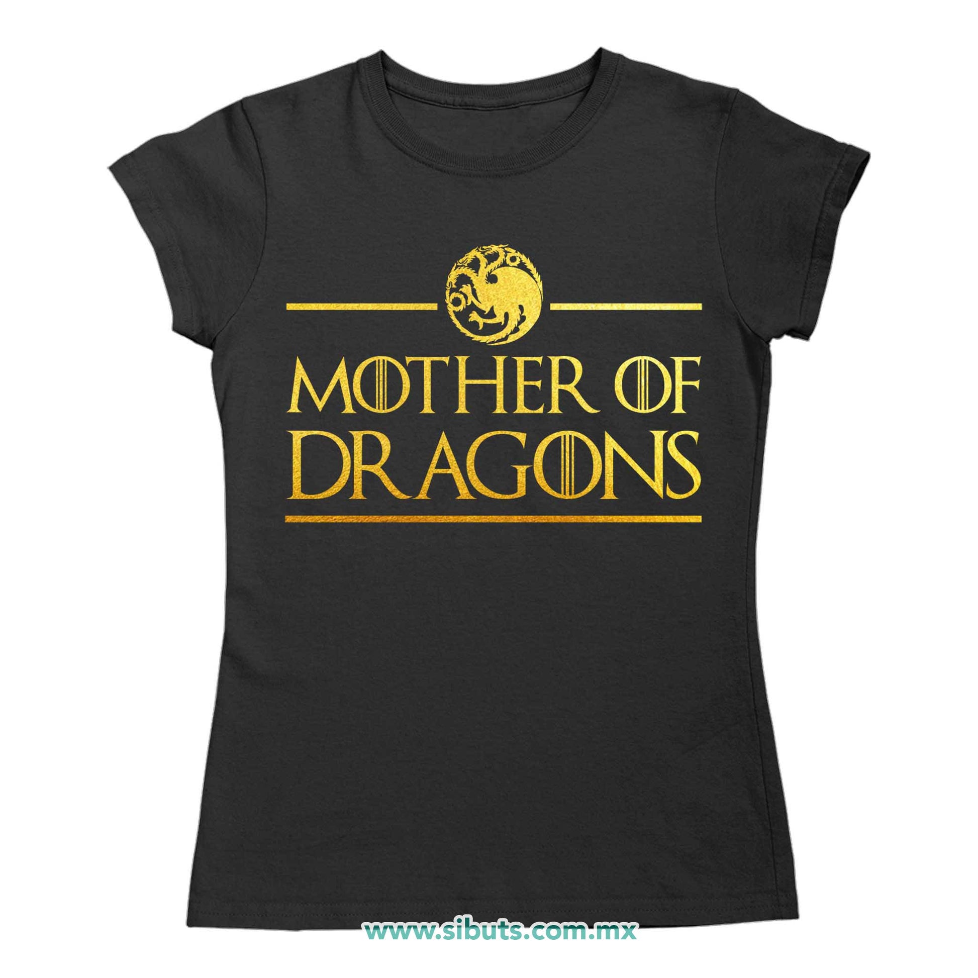 Playera Mujer Game Of Thrones Mother Of Dragons Dorado