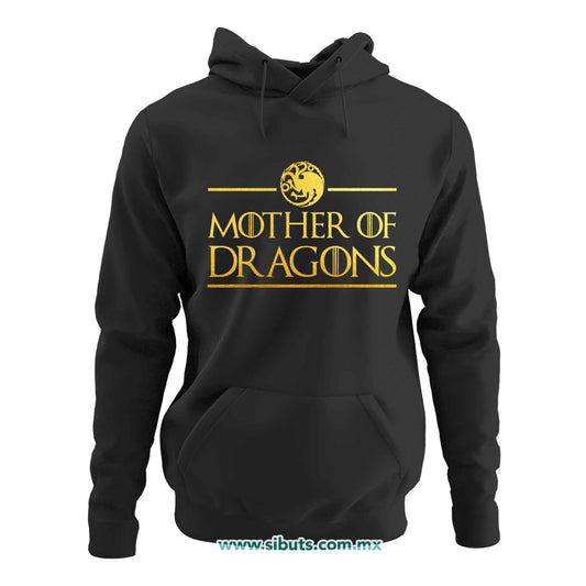 Sudadera Mujer Gorro Game Of Thrones Mother Of Dragons Dorado