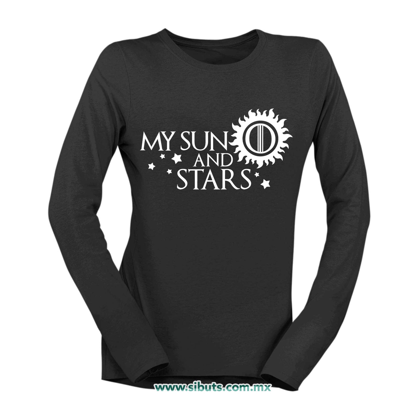 Playera Mujer Manga Larga Game Of Thrones My Sun And Stars