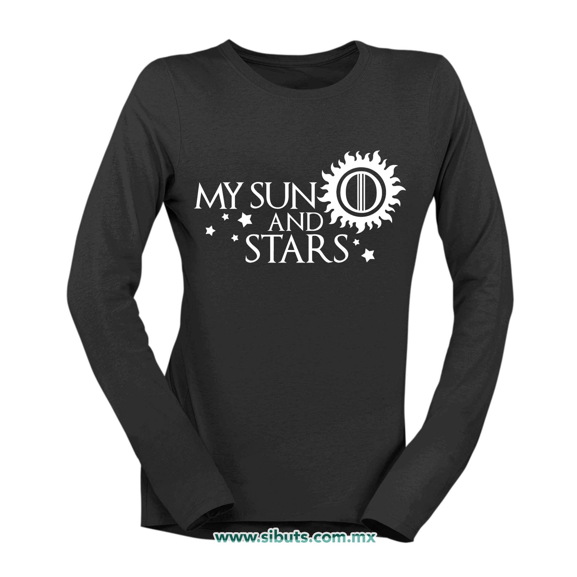 Playera Mujer Manga Larga Game Of Thrones My Sun And Stars