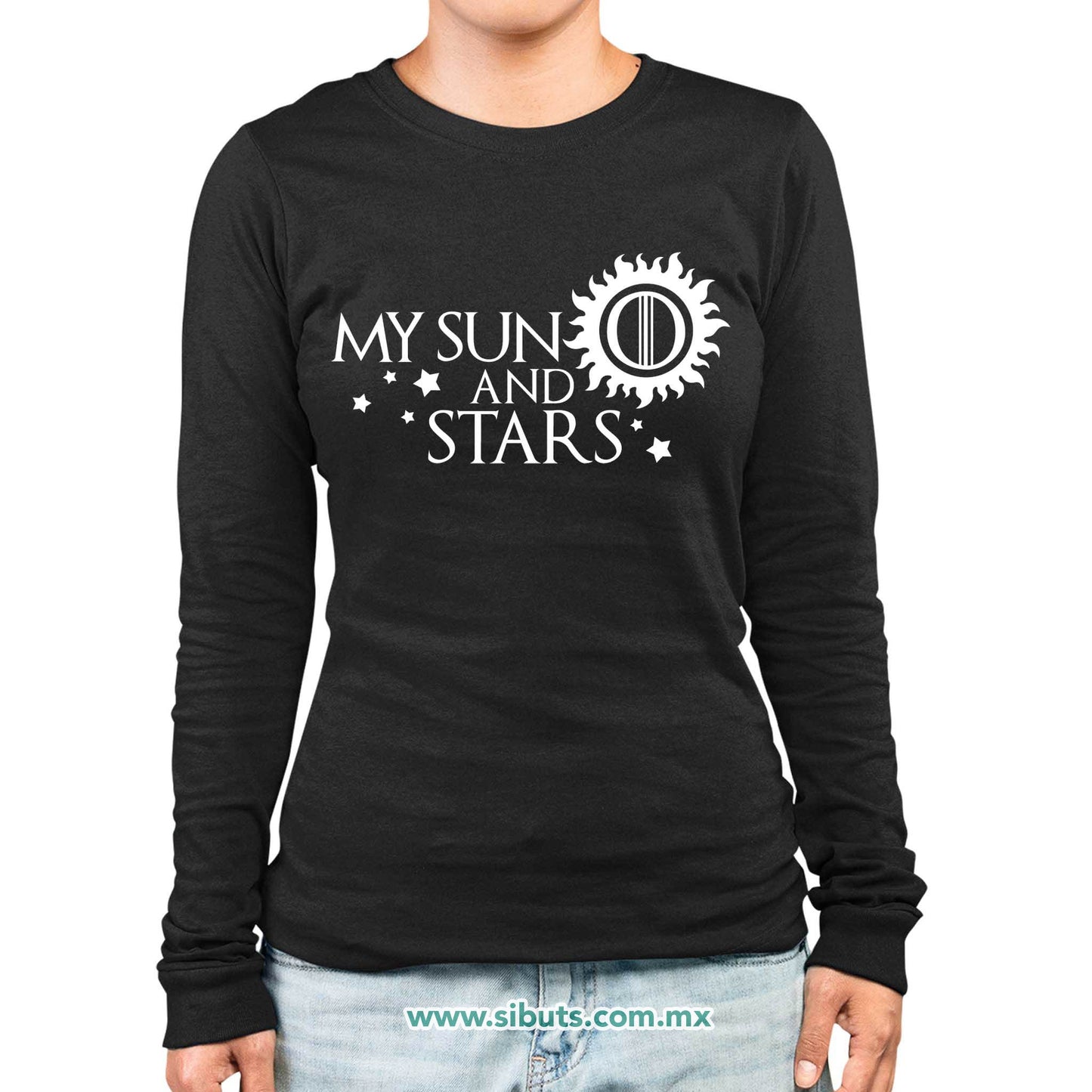 Playera Mujer Manga Larga Game Of Thrones My Sun And Stars