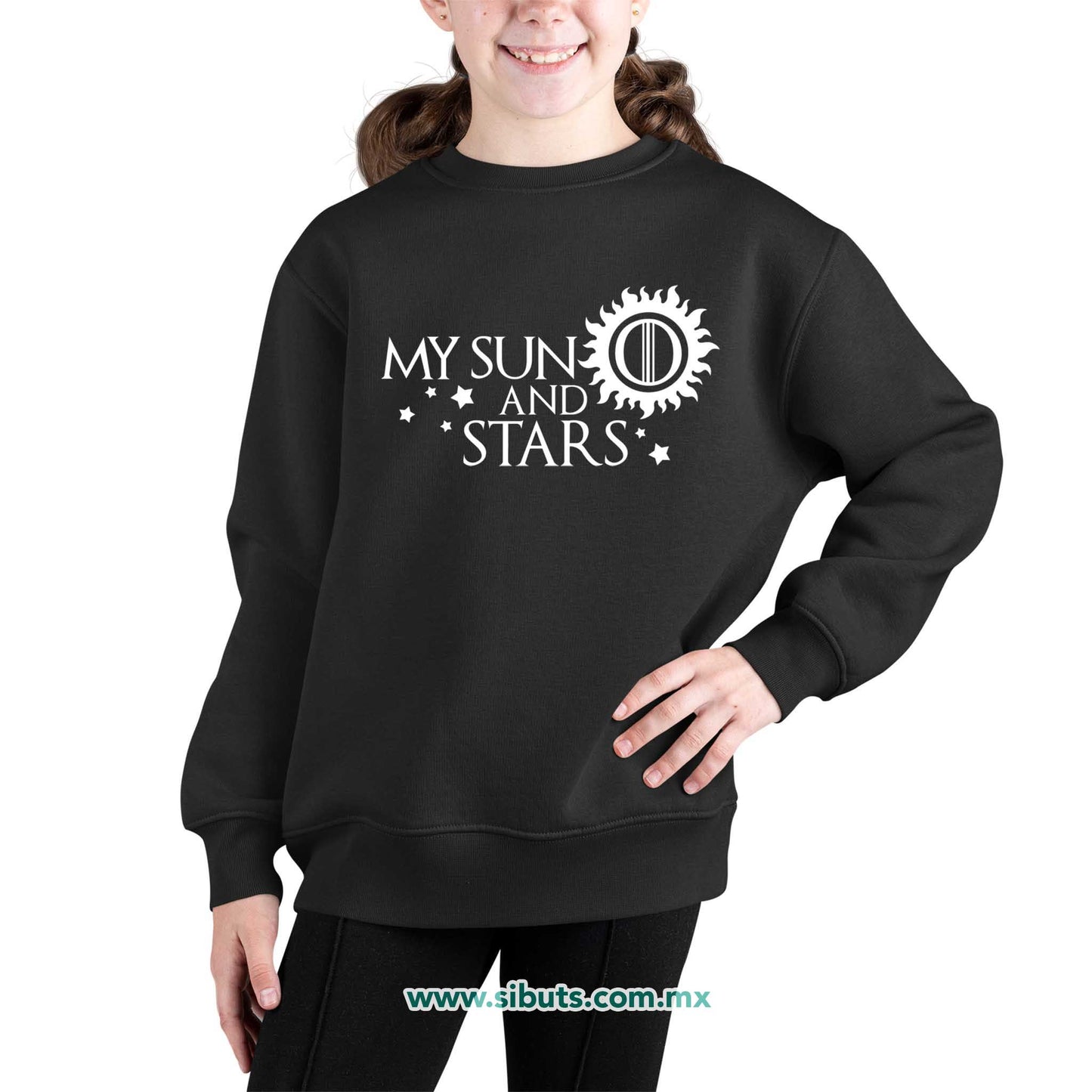 Sudadera Niña Cuello Redondo Game Of Thrones My Sun And Stars