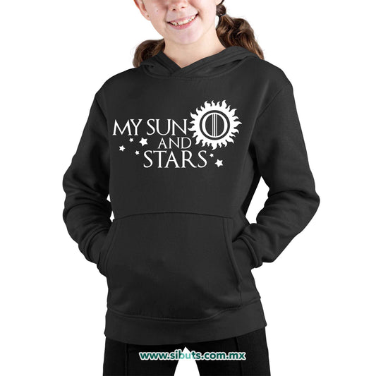 Sudadera Niña Gorro Game Of Thrones My Sun And Stars