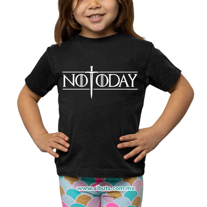 Playera Niña Game Of Thrones Not Today