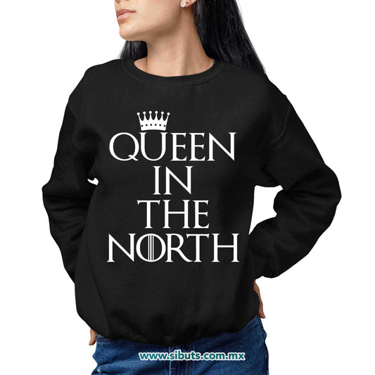 Sudadera Mujer Cuello Redondo Game Of Thrones Queen In The North
