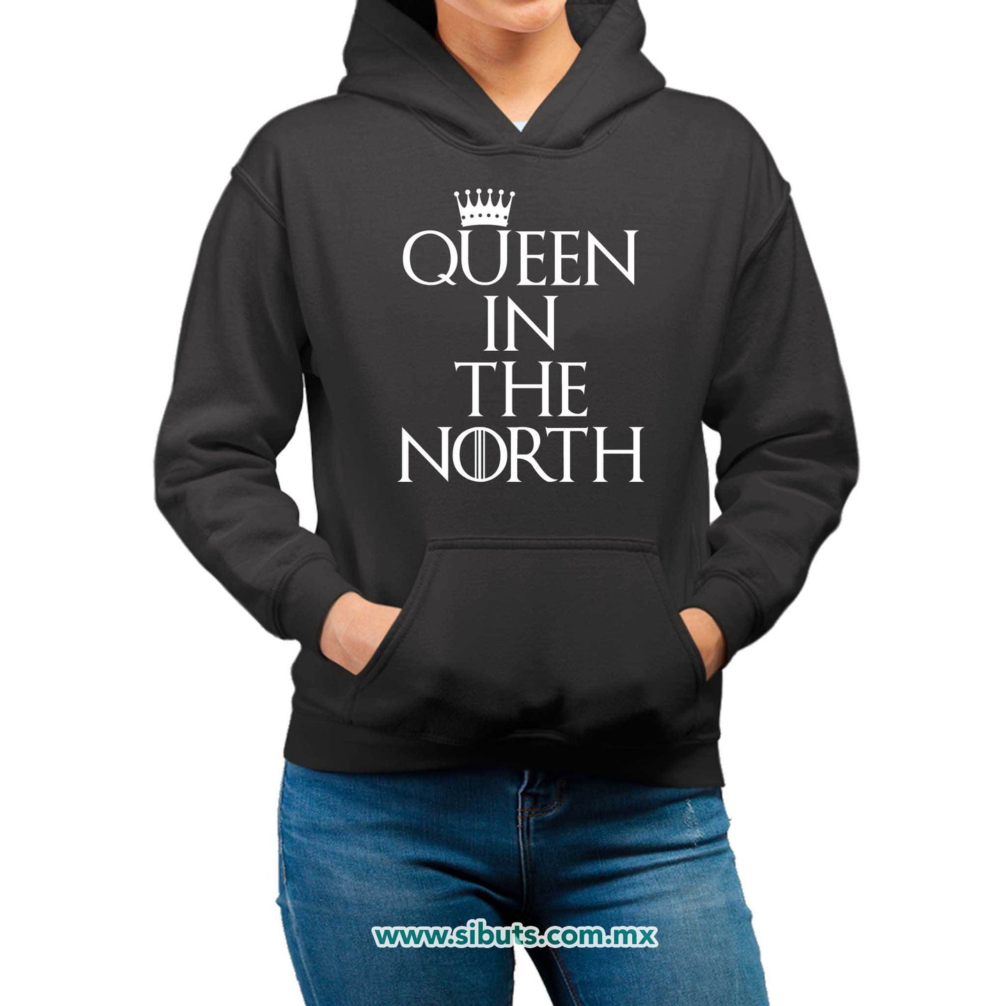 Sudadera Mujer Gorro Game Of Thrones King In The North Sword