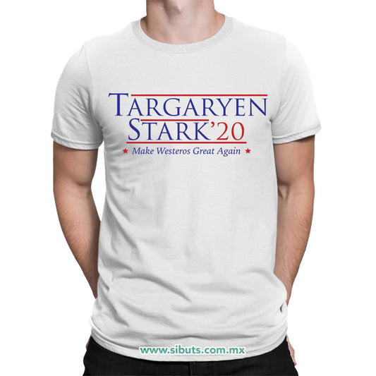 Playera Hombre Game Of Thrones Targaryen Stark