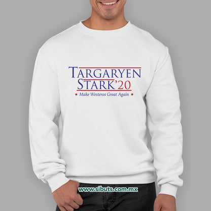 Sudadera Hombre Cuello Redondo Game Of Thrones Targaryen Stark