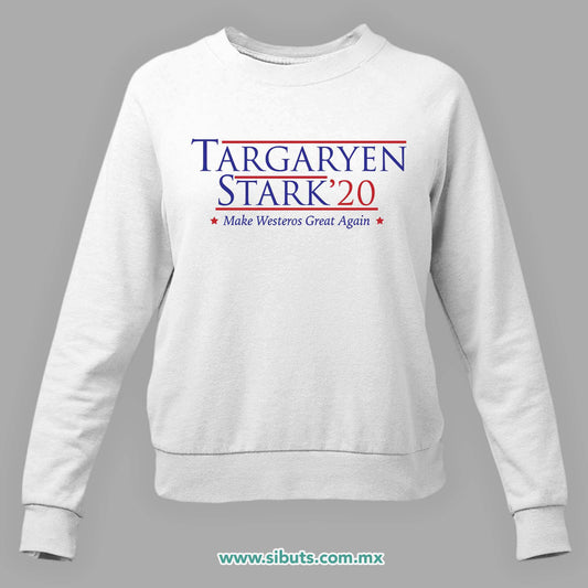 Sudadera Mujer Cuello Redondo Game Of Thrones Targaryen Stark