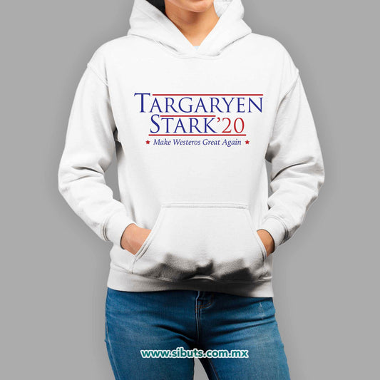 Sudadera Mujer Gorro Game Of Thrones Targaryen Stark