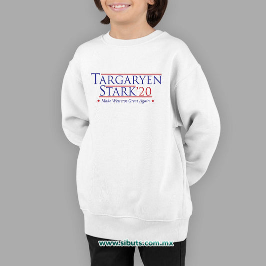 Sudadera Niño Cuello Redondo Game Of Thrones Targaryen Stark