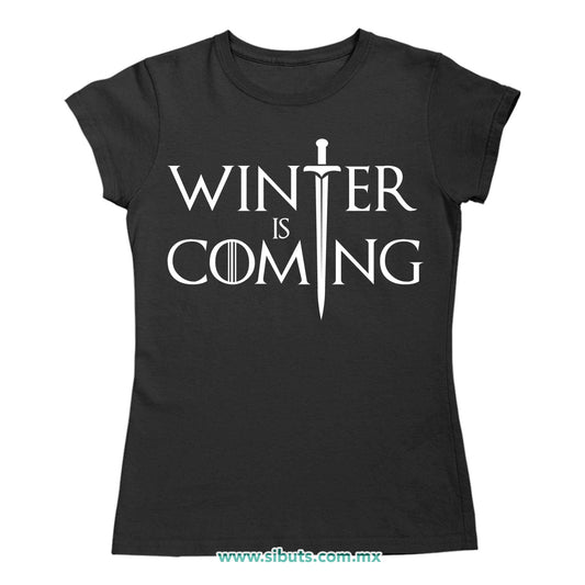 Playera Mujer Game Of Thrones Winter is Coming