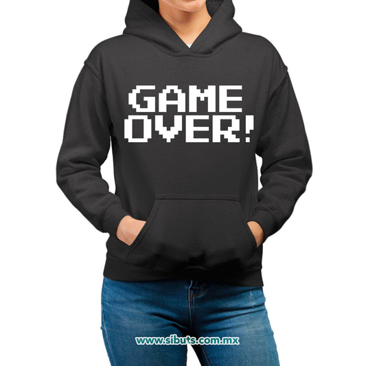 Sudadera Mujer Gorro Game Over Gamer