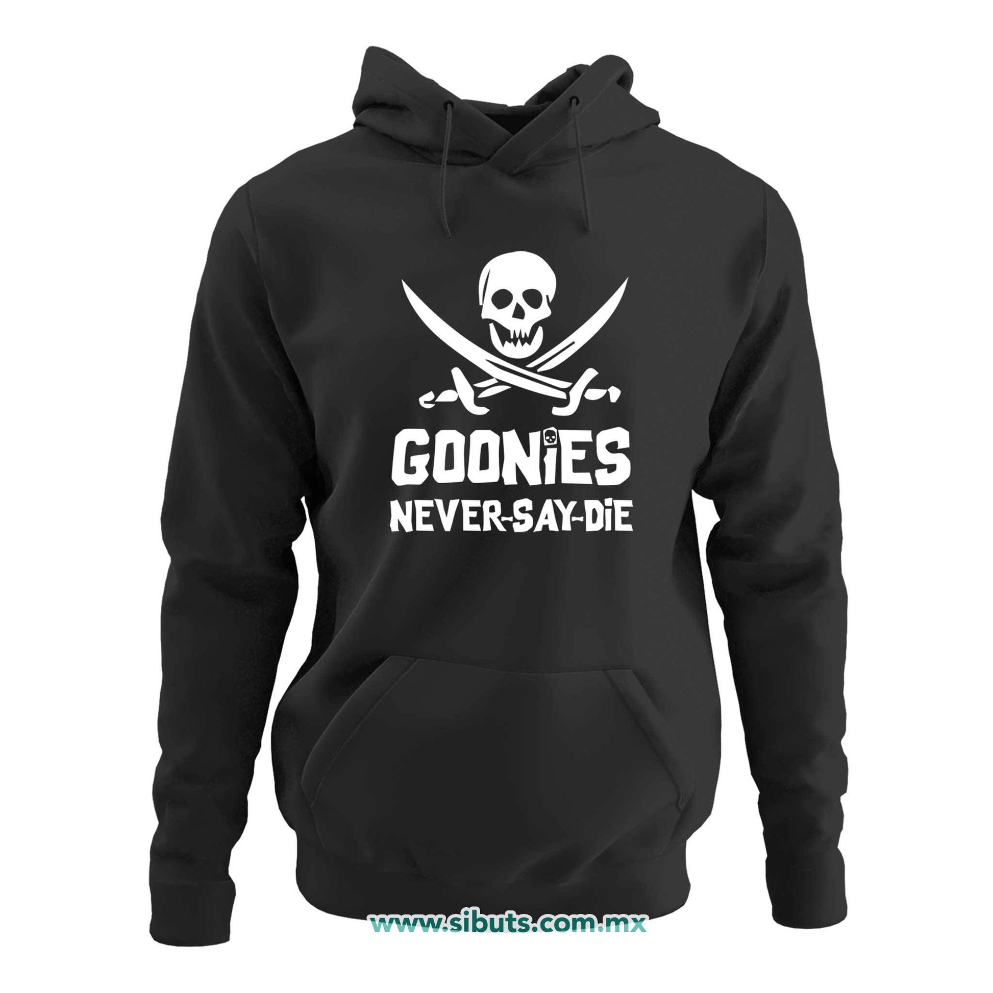 Sudadera Mujer Gorro Goonies Never Say Die
