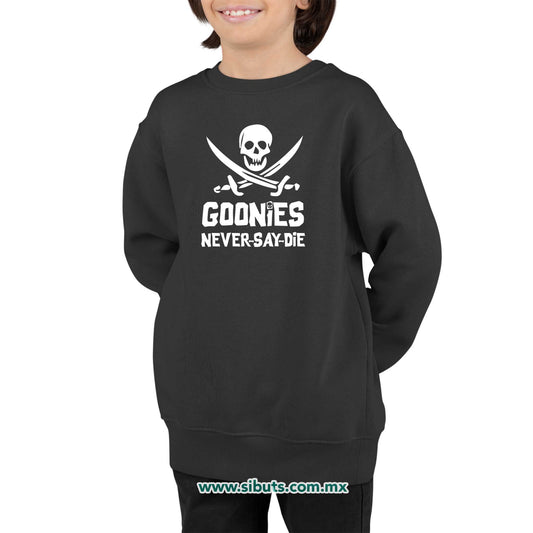 Sudadera Niño Cuello Redondo Goonies Never Say Die