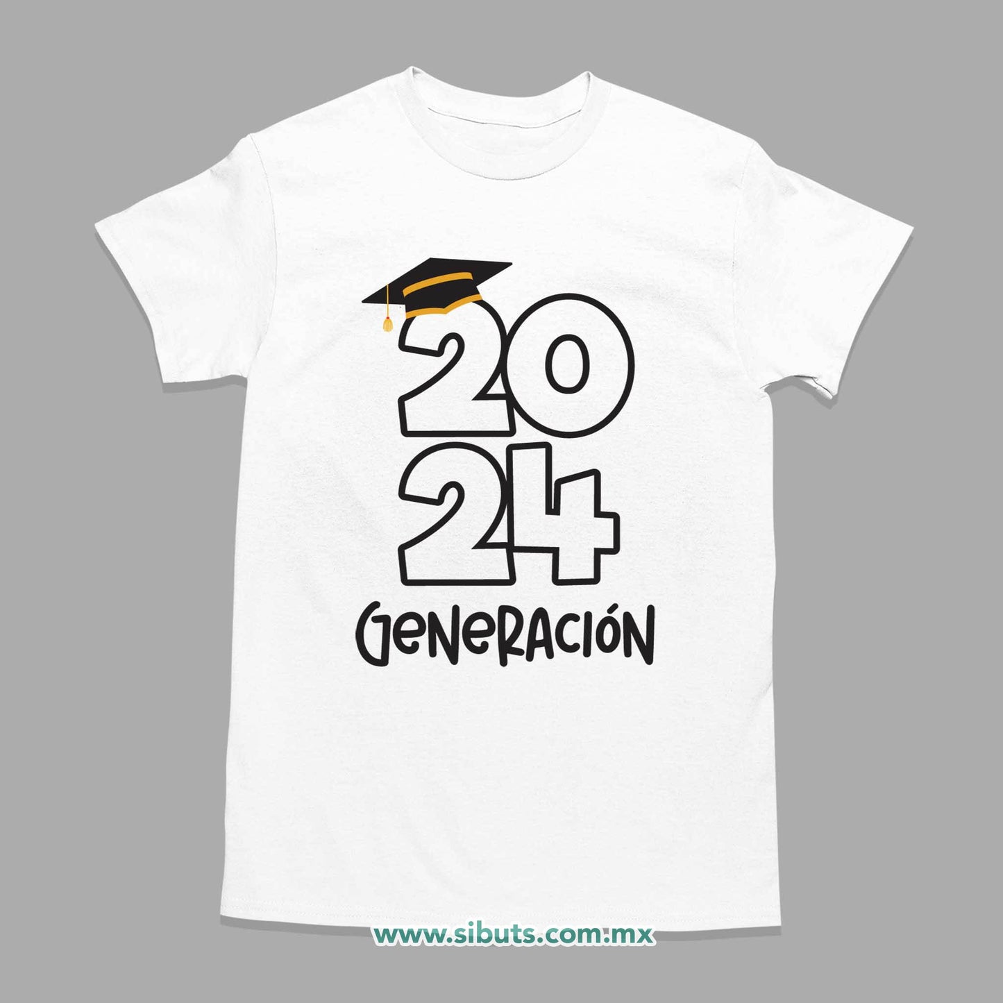 Playera Hombre Graduación Generación Personalizada