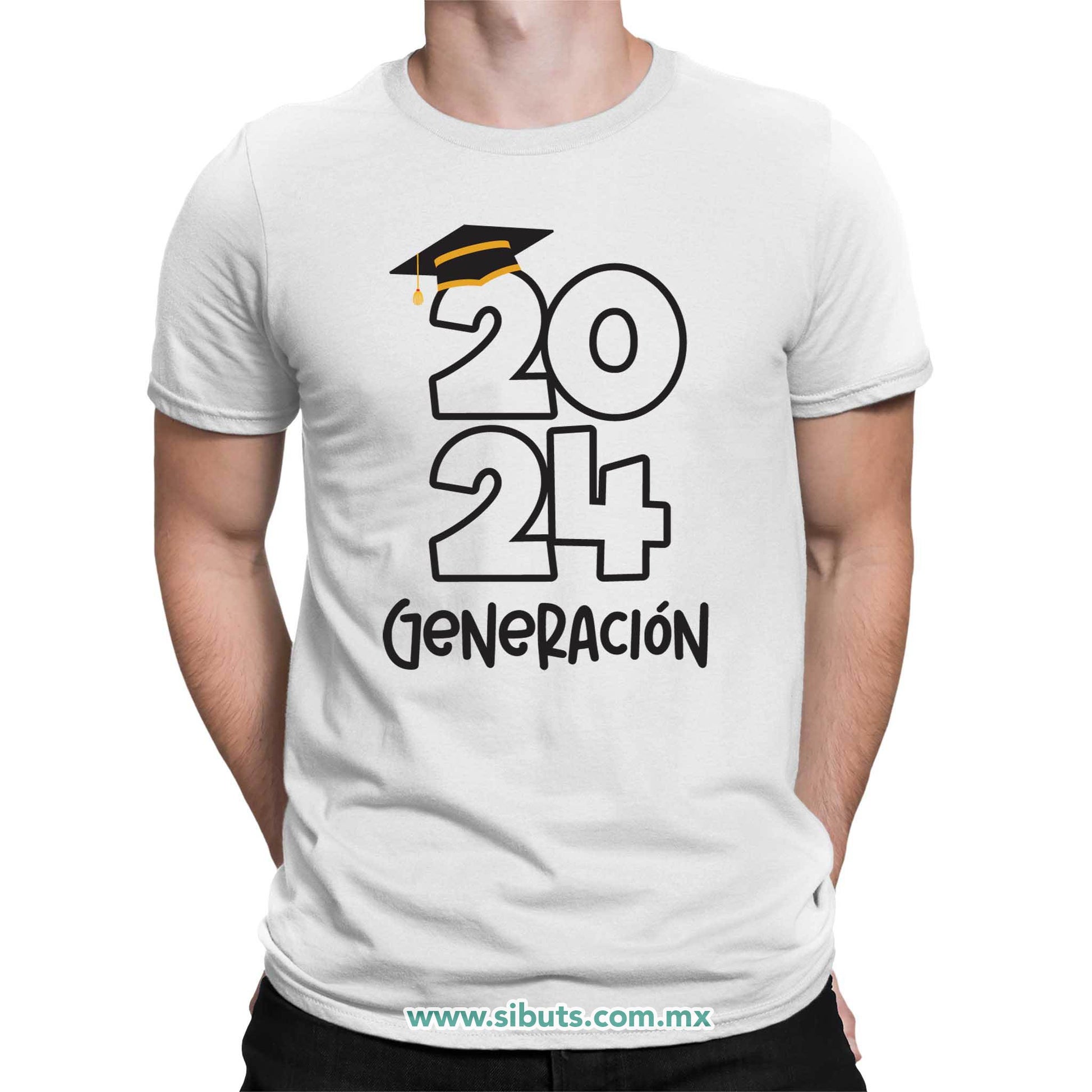 Playera Hombre Graduación Generación Personalizada