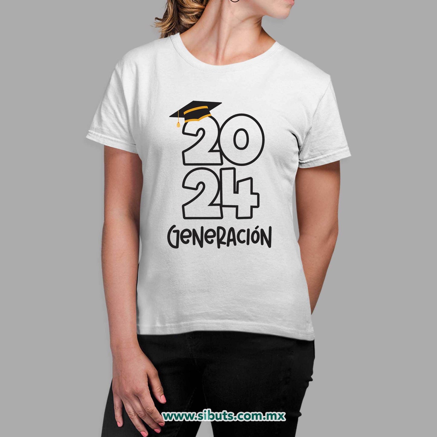 Playera Mujer Graduación Generación Personalizada