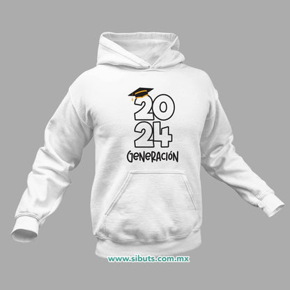 Sudadera Hombre Gorro Graduación Generación Personalizada
