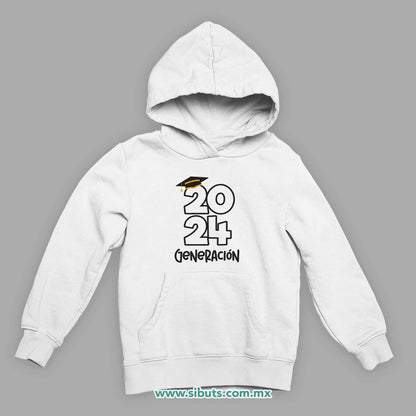 Sudadera Niño Gorro Graduación Generación Personalizada