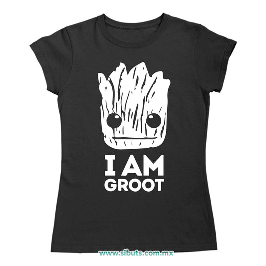 Playera Mujer Guardianes De La Galaxia I Am Groot