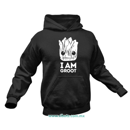 Sudadera Hombre Gorro Guardianes De La Galaxia I Am Groot