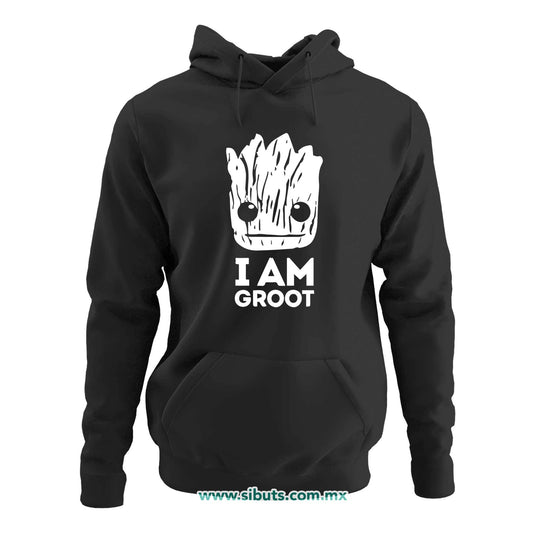 Sudadera Mujer Gorro Guardianes De La Galaxia I Am Groot