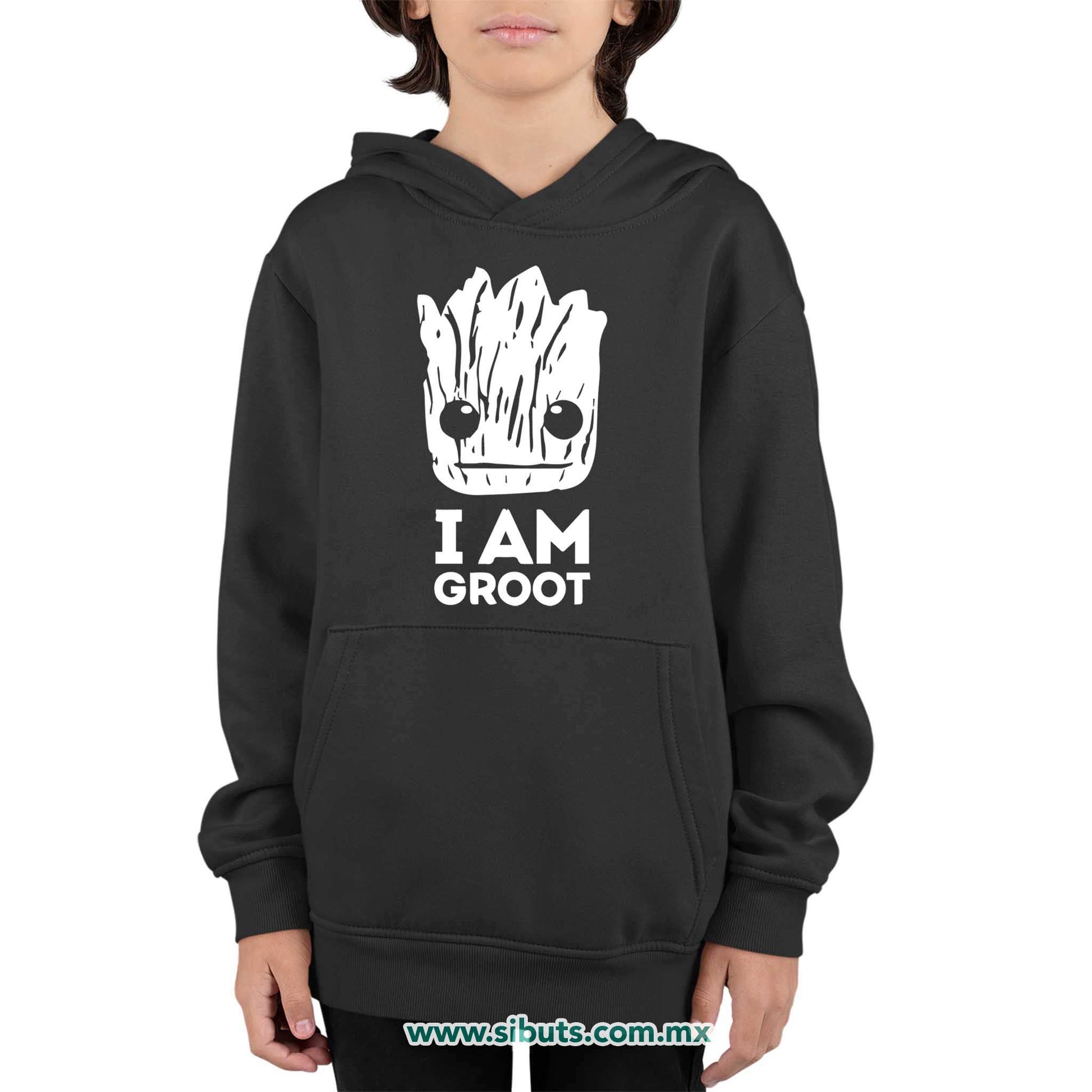 Sudadera Niño Gorro Guardianes De La Galaxia I Am Groot