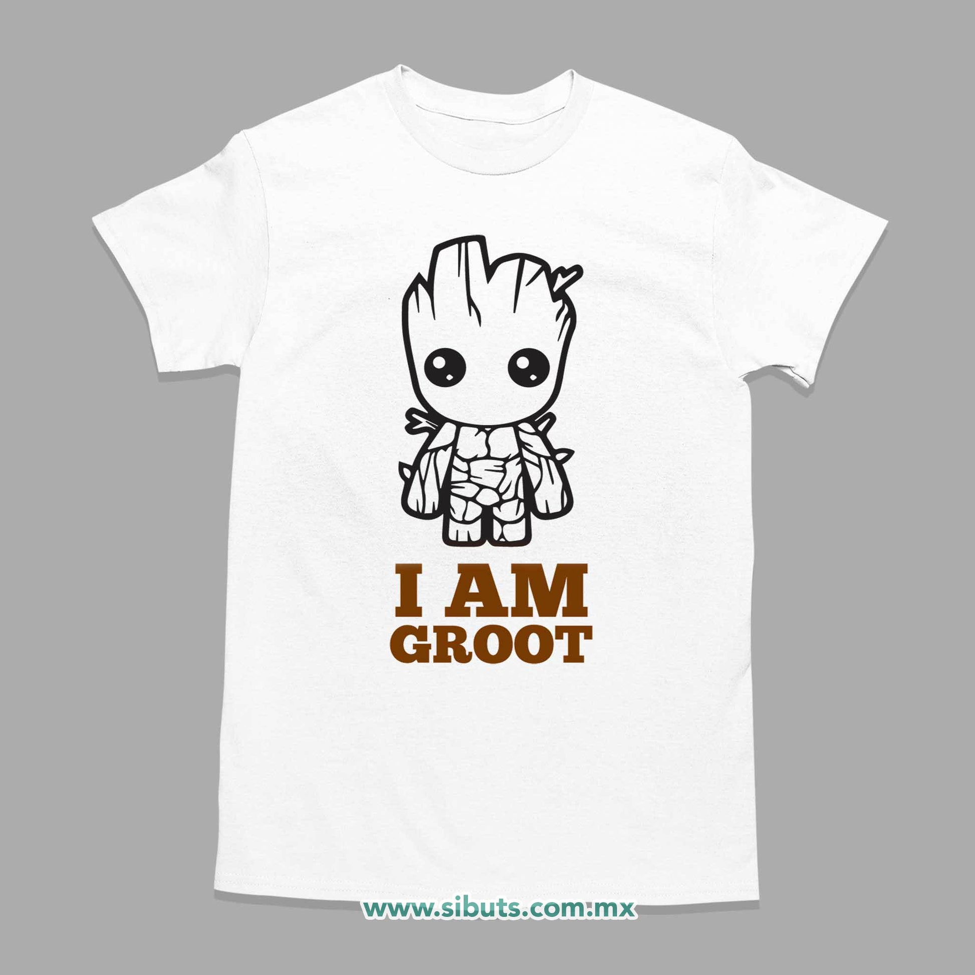 Playera Hombre Guardianes De La Galaxia I Am Groot Árbol