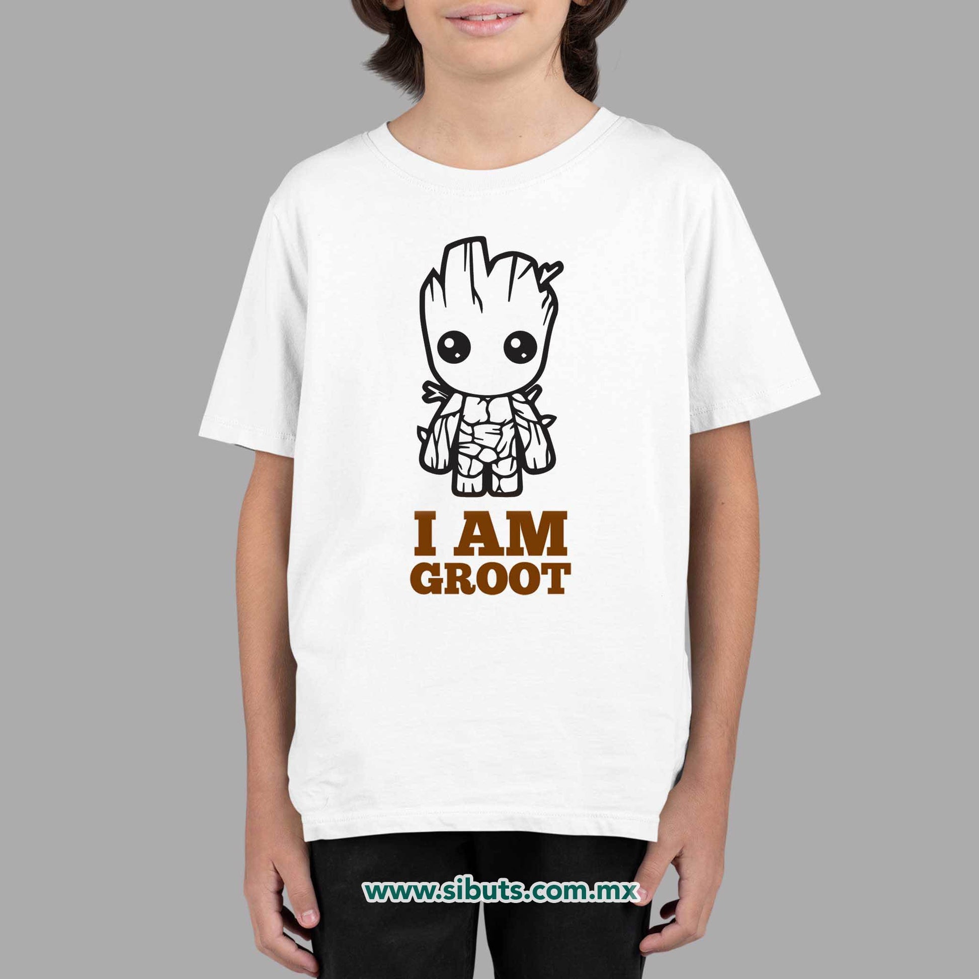 Playera Niño Guardianes De La Galaxia I Am Groot Árbol