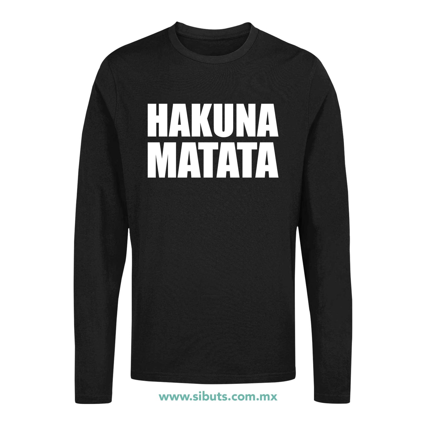 Playera Hombre Manga Larga Hakuna Matata
