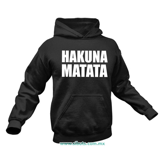 Sudadera Hombre Gorro Hakuna Matata