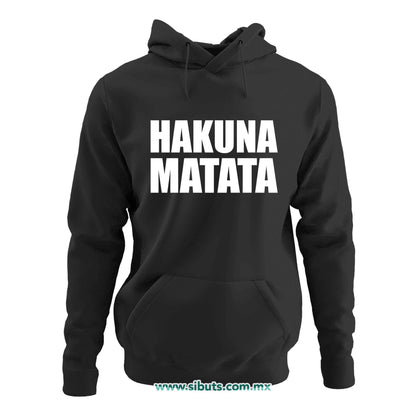 Sudadera Mujer Gorro Hakuna Matata