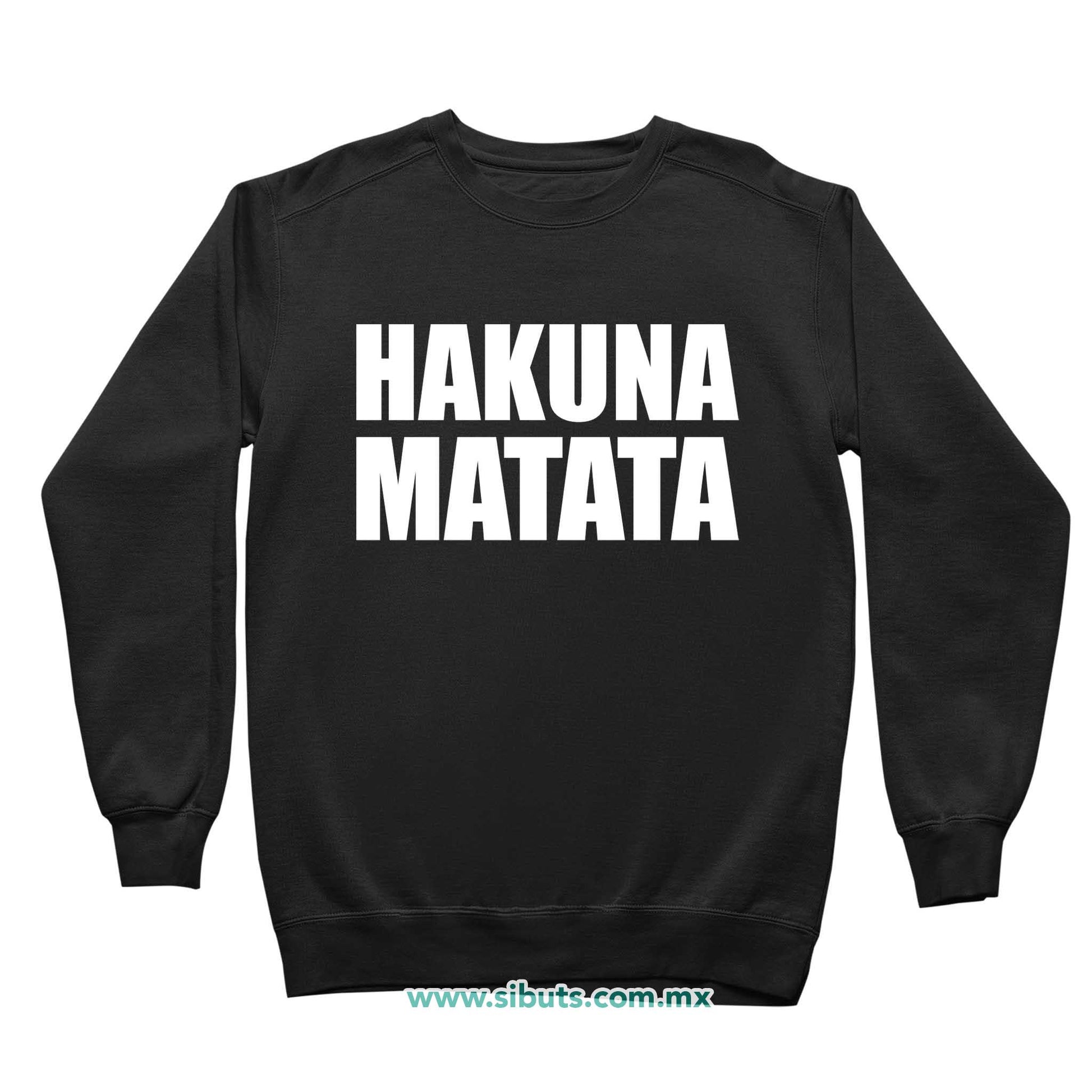 Sudadera Niña Cuello Redondo Hakuna Matata