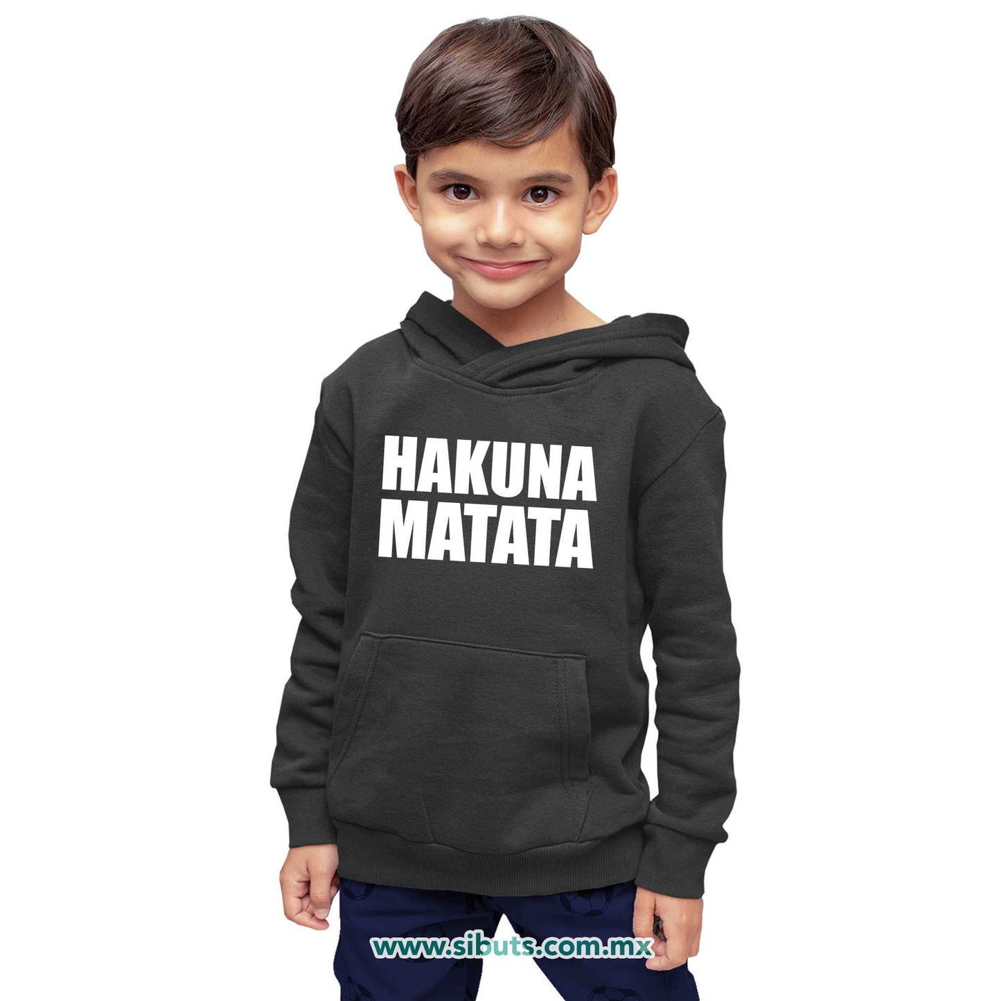 Sudadera Niña Gorro Hakuna Matata
