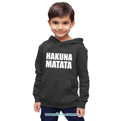 Sudadera Niña Gorro Hakuna Matata