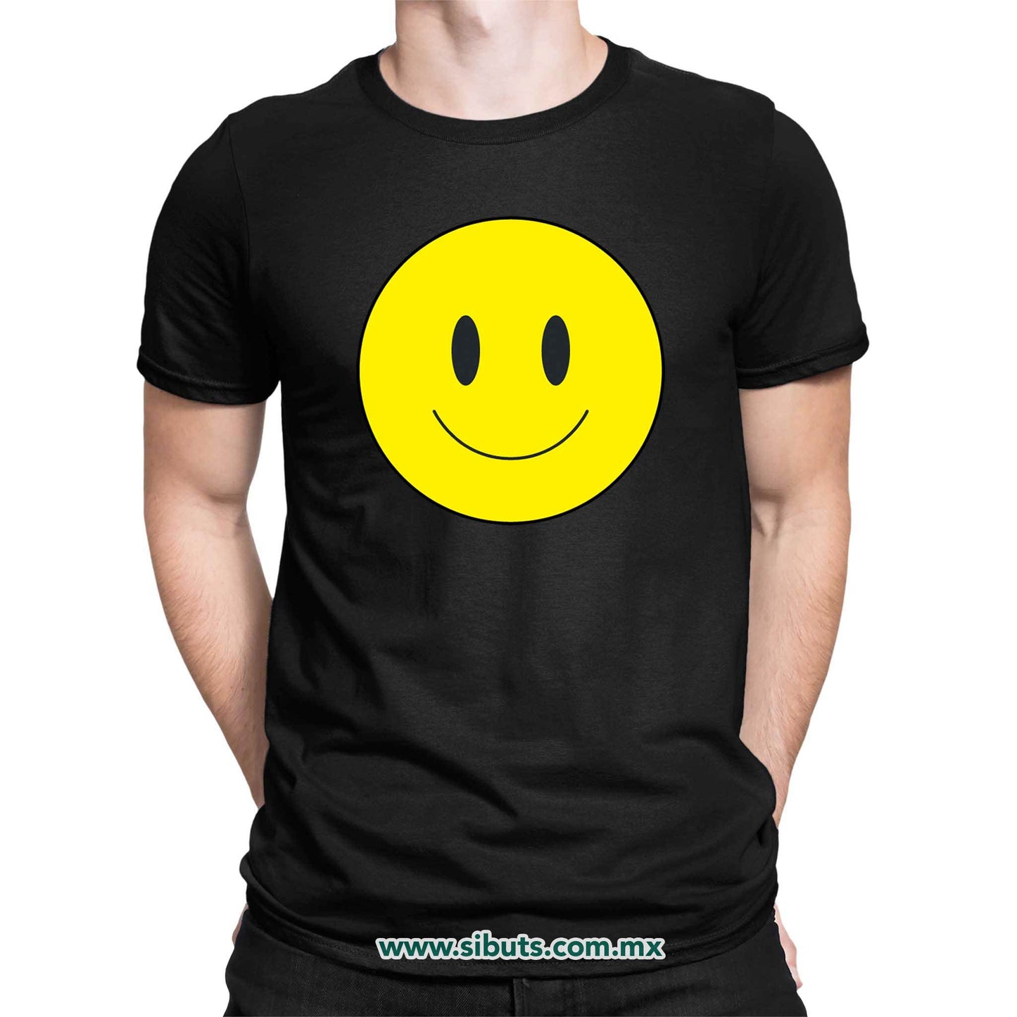 Playera Hombre Happy Face