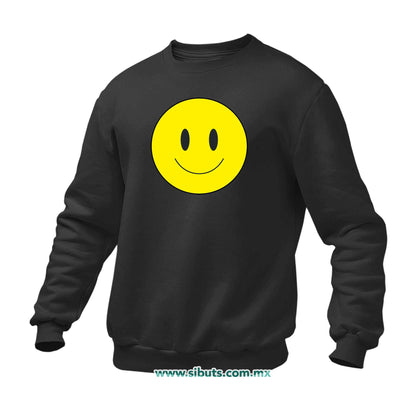 Sudadera Hombre Cuello Redondo Happy Face