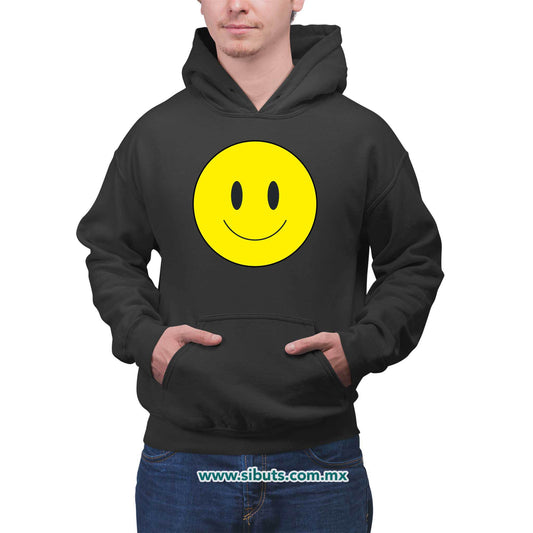 Sudadera Hombre Gorro Happy Face
