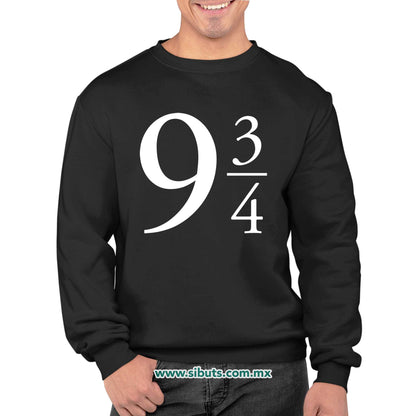 Sudadera Hombre Cuello Redondo Harry Potter 9 3/11