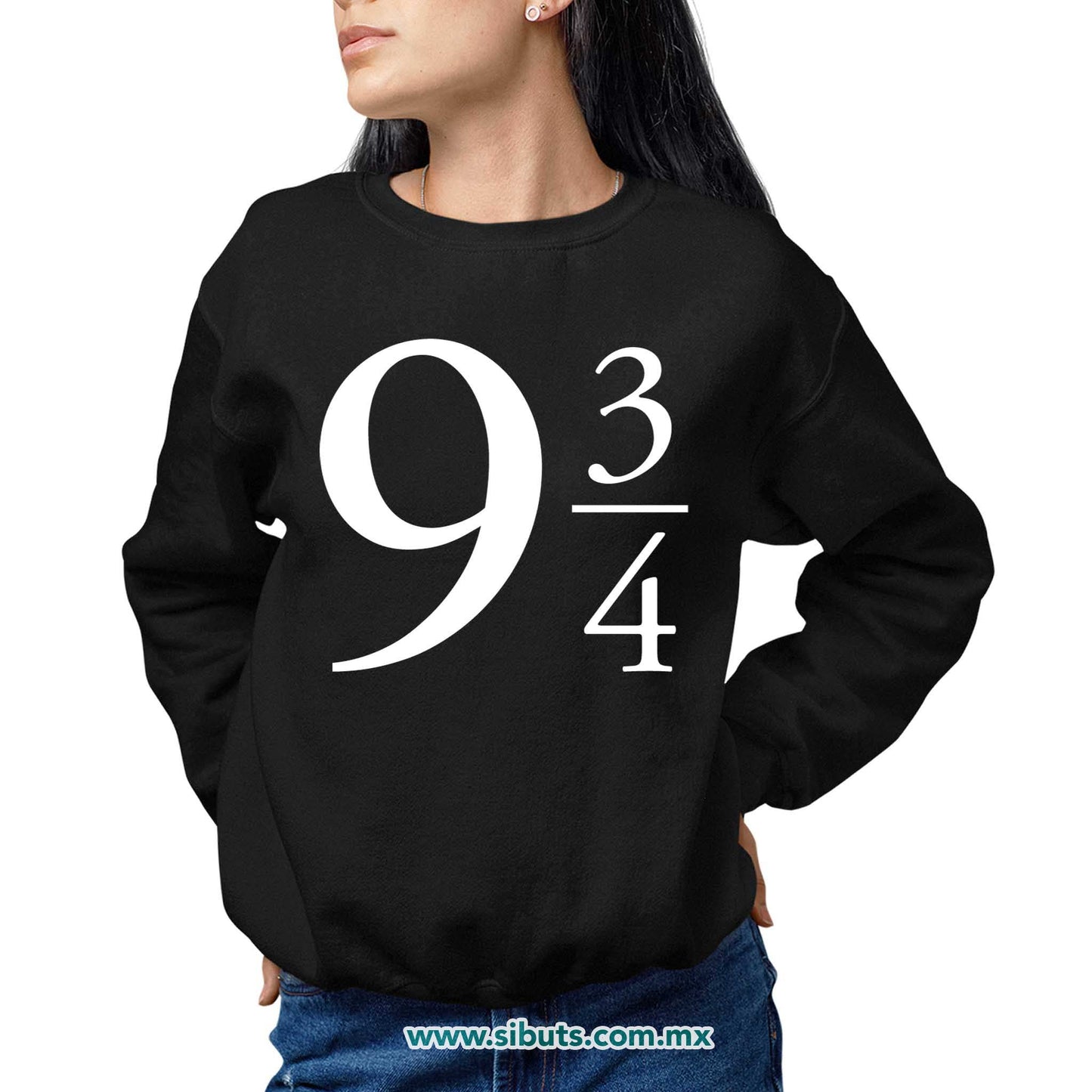 Sudadera Mujer Cuello Redondo Harry Potter 9 3/13